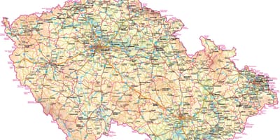 Mapa de la CZ