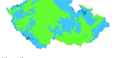 Mapa climático de la república checa